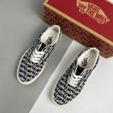 adult low top casual canvas shoes black white