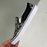 adult low top casual shoes Slip-on grey black
