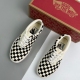 Vans adult Vault OG Era LX asymmetrical checkerboard low top skateboard shoes black beige