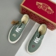 Vans adult Authentic low top skateboard shoes green