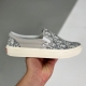 Vans Slip-on X Dior adult low top casual shoes grey