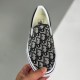 adult low top casual shoes Slip-on grey black