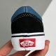 Vans adult Old Skool Classic low-top canvas skateboard shoes black blue