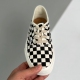 Vans adult Authentic checkerboard Casual Canvas Skateboard Shoes black beige