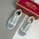 adult Style 36 Low Top Casual Canvas Skateboard Shoes blue beige
