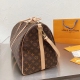 Louis Vuitton original Keepall Bandoulière 55 Brown  55*31*26cm