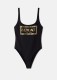 adult women's one-piece swimsuit bikini black FV03