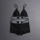 adult women's swimsuit black CH26