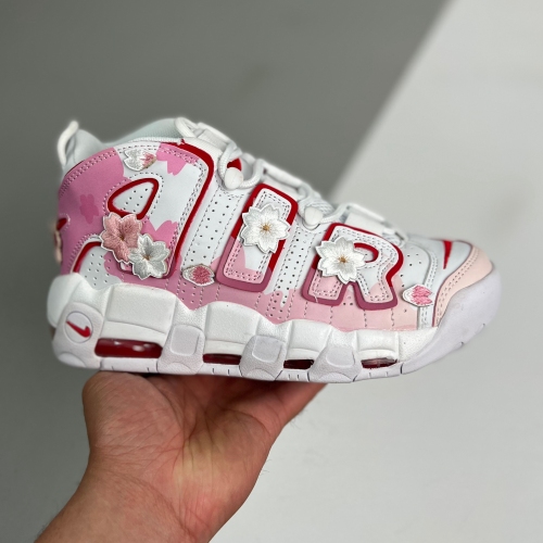 Nike adult Air More Uptempo Cherry Blossom Gradient Powder