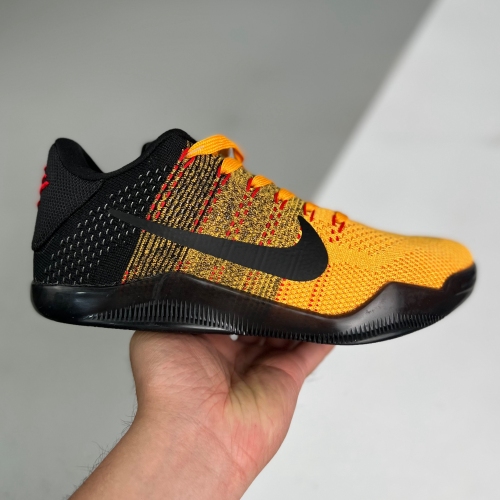 Nike adult Kobe 11 Elite Low Bruce Lee black orange