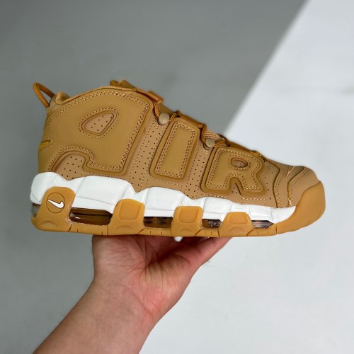 adult Air More Uptempo Flax Max quality brown