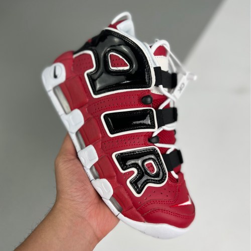adult Air More Uptempo Bulls Hoops Pack Max quality black red 2021 (1：1）
