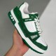adult Trainer Sneaker Low green white