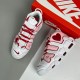 adult Air More Uptempo white Varsity Red Outline Max quality (1：1)