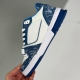 Louis Vuitton adult Trainer Sneaker Low sapphire white