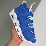 adult Air More Uptempo Max quality Battle Blue  (1：1）