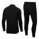 Nike adult Portugal 2022-2023 Mens Soccer Jersey Quick Dry Casual long Sleeve trousers suit black