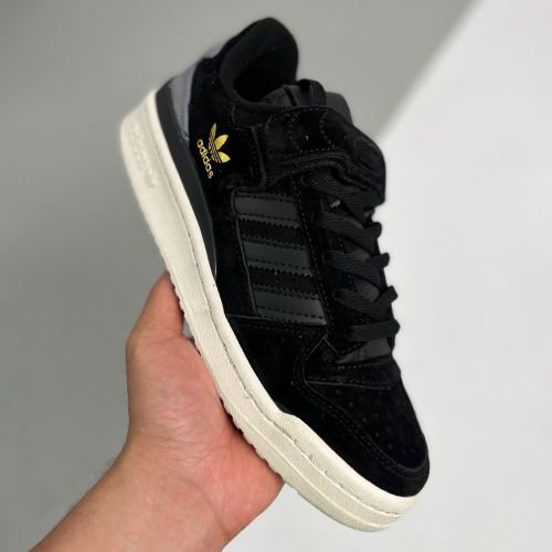Adidas adult Forum 84 Low Core Black Gold