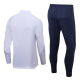 Nike adult France 2022-2023 Mens Soccer Jersey Quick Dry Casual long Sleeve trousers suit white