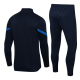 Puma adult Italy 2021-2022 Mens Soccer Jersey Quick Dry Casual long Sleeve trousers suit sapphire