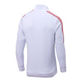 adult Fußball-Club Bayern München 2022-2023 Mens Soccer Jersey Quick Dry Casual jacket set white