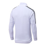 adult Real Madrid CF 2022-2023 Mens Soccer Jersey Quick Dry Casual jacket set white