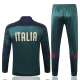Puma adult Italy 2021 Mens Soccer Jersey Quick Dry Casual long Sleeve trousers suit dark green