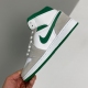 Nike adult Air Jordan 1 Mid SE Grey Green （1：1）