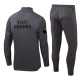Nike adult Paris Saint-Germain F.C. 2021-2022 Mens Soccer Jersey Quick Dry Casual long Sleeve trousers suit grey