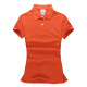 Retro Womens polo short sleeve 100% Cotton