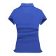 Retro Womens polo short sleeve 100% Cotton