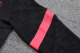 Nike adult Air Jordan Paris Saint-Germain F.C. C Mens Soccer Jersey Quick Dry Casual long Sleeve trousers suit black pink