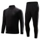 × peter saville × Manchester United F.C. adult 2022-2023 Mens Soccer Jersey Quick Dry Casual long Sleeve trousers suit black