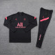 Nike adult Air Jordan Paris Saint-Germain F.C. C Mens Soccer Jersey Quick Dry Casual long Sleeve trousers suit black pink
