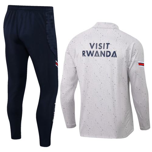 Nike adult Air Jordan Paris Saint-Germain F.C. 2022 Mens Soccer Jersey Quick Dry Casual long Sleeve trousers suit grey