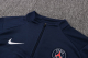 Nike adult Paris Saint-Germain F.C. 2021-2022 Mens Soccer Jersey Quick Dry Casual long Sleeve trousers suit Sapphire blue