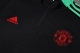 adult Manchester United F.C. A Mens Soccer Jersey Quick Dry Casual long Sleeve trousers suit black