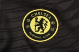 adult Chelsea F.C. 2021-2022 Mens Soccer Jersey Quick Dry Casual long Sleeve trousers suit black