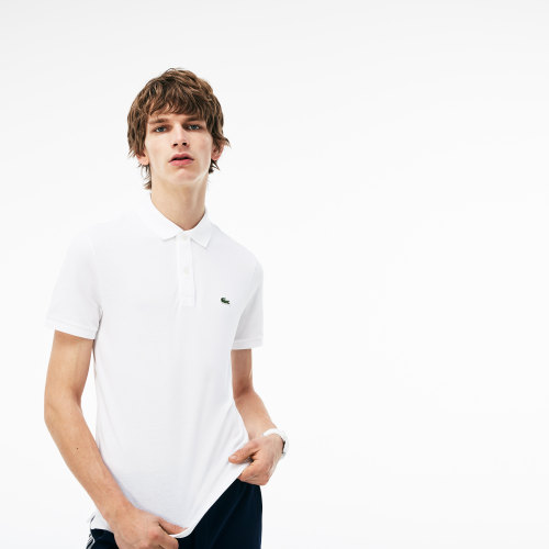 adult men's fashion casual POLO shirt white