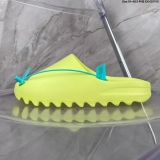 adult yeezy slide Fluorescent green