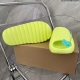 Adidas adult yeezy slide Fluorescent green