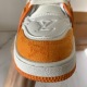 Louis Vuitton adult Trainer Sneaker Low orange white