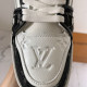 adult Trainer Sneaker Low black white