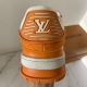 Louis Vuitton adult Trainer Sneaker Low orange white