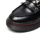 Dr.martens smooth leather tassle loafers black