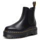 2976 smooth leather platform chelsea boots black