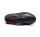 8053 leather platform casual shoes black