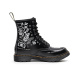 1460 smooth leather lace up boots black