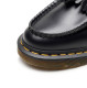 Adrian smooth leather tassle loafers black