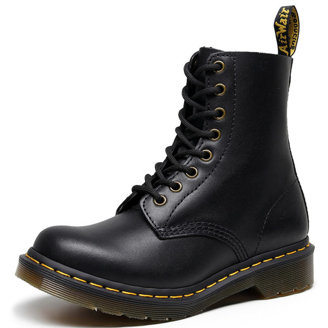 1460 pascal ambassador leather lace up boots black